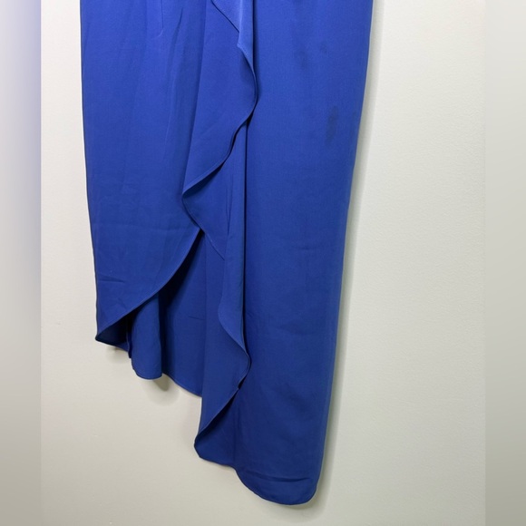 Gianni Bini Monique  Spaghetti Strap Ruffle Asymmetrical Hemline Midi Dress - Picture 5 of 11